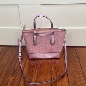 Kate Spade Glitter Pink crossbody bag